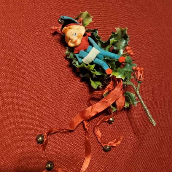 Vintage Knee Hugger Felt Elf - Picture 9 of 13